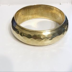 Vintage Brass Bangle Bracelet